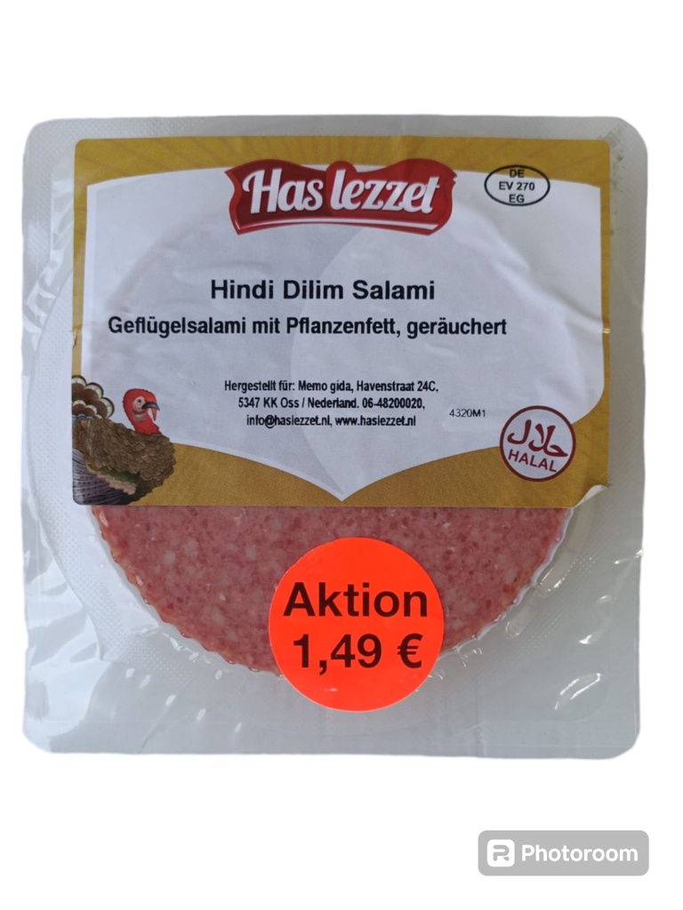 HAS LEZZET HINDI DILIM 150GR