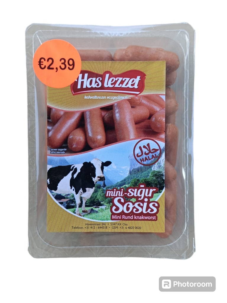 HAS LEZZET MINI SIGIR SOSIS 300GR