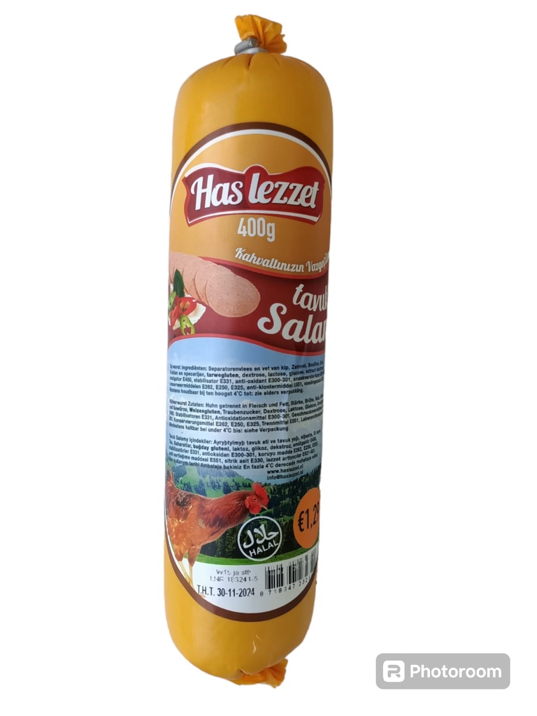 HAS LEZZET TAVUK SALAM (20'li) 400GR