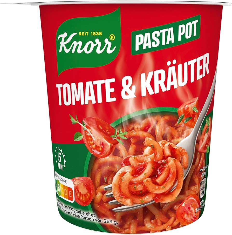 Knorr Snack Becher Tomaten & Kräuter (8x69Gr)