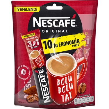 NESCAFE 3u1' ARADA ORJ. (10'LU PAKET X 40)