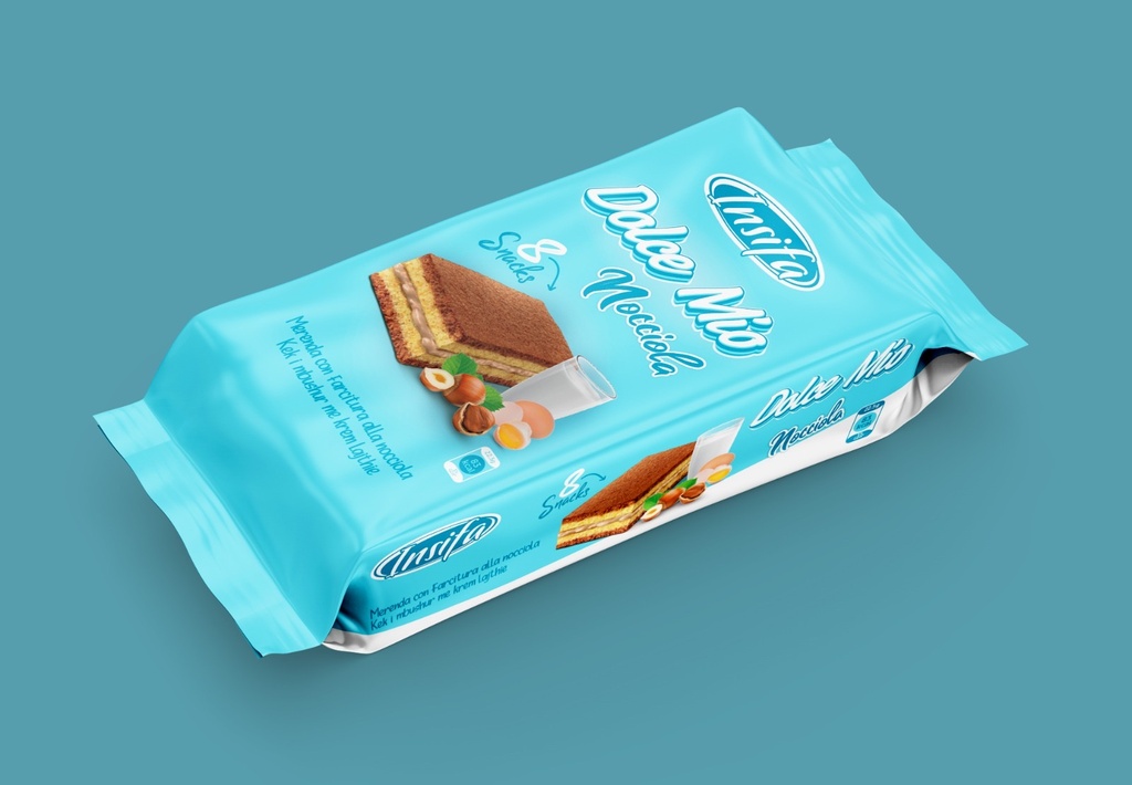 DOLCE MIO 8er CAKE BAR HAZELNUT (180gr X12)