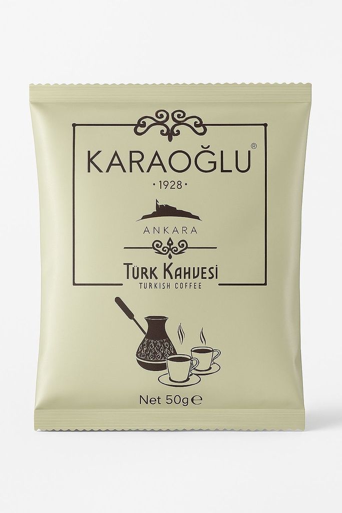KARAOGLU TURK KAHVESI 50GR FOLYO (ORTA KAVRULMUS) (50GR*50)