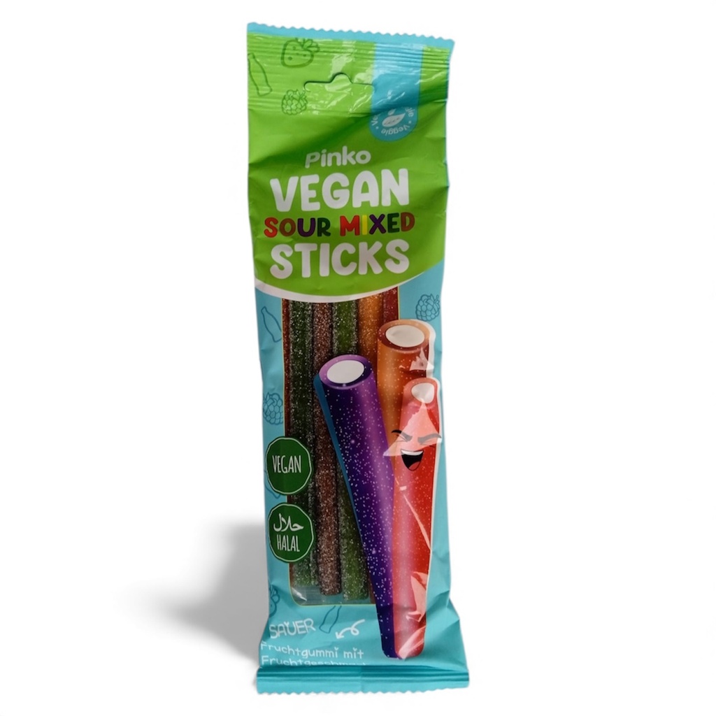 PINKO VEGAN STICKS SOUR MIXED (160GR X 24)