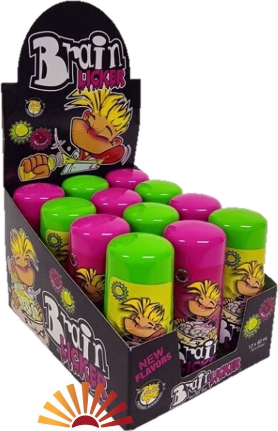 BRAIN LICKER CHERRY & APPLE ROLLER (60ML X 12)