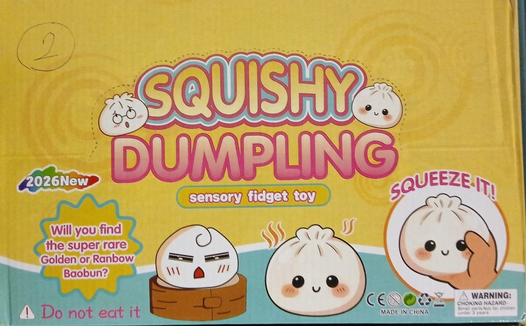 SQUISHY TOYS DUMPLING 12'Lİ