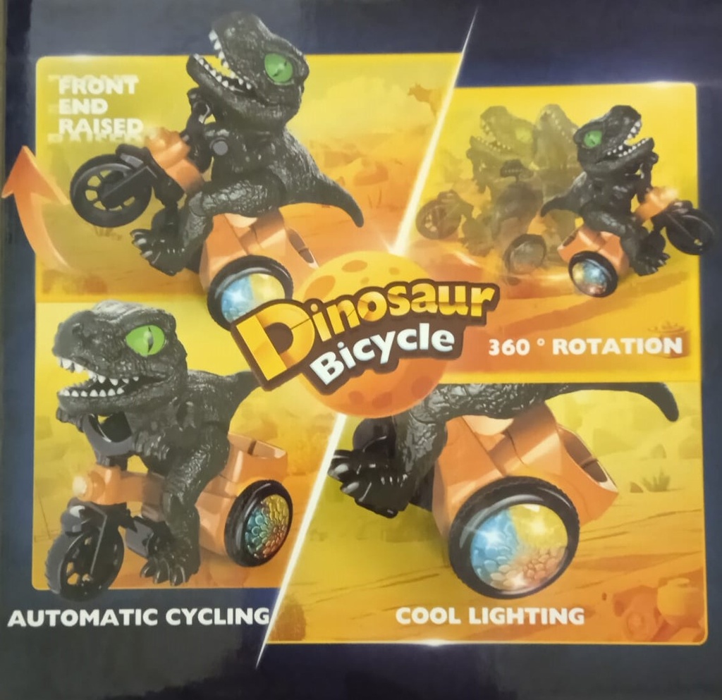 DINOSAUR BICYCLE AUTOMATIC CLING