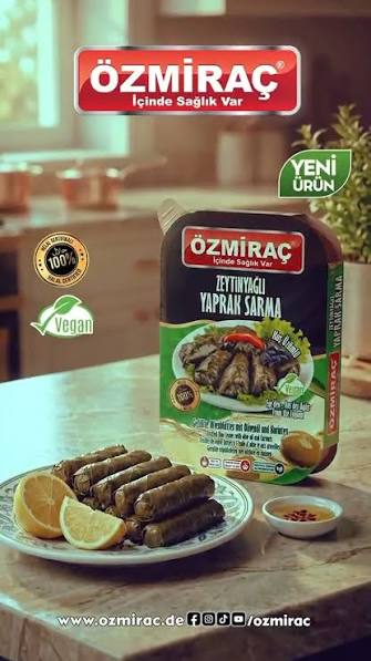 OZMIRAC ZEYTINYAGLI KURU YAPRAK SARMASI (200GR X 12)