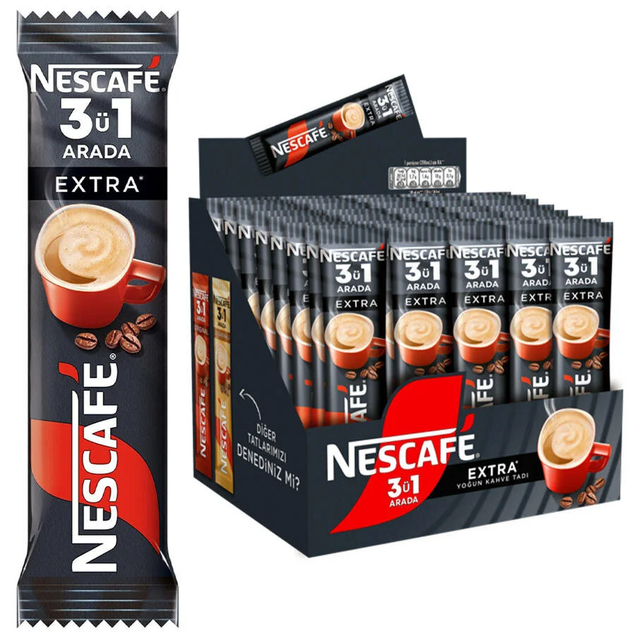 NESCAFE 3u1 ARADA EKSTRA KAHVE TEKLI PAKET(48x16,5G) 