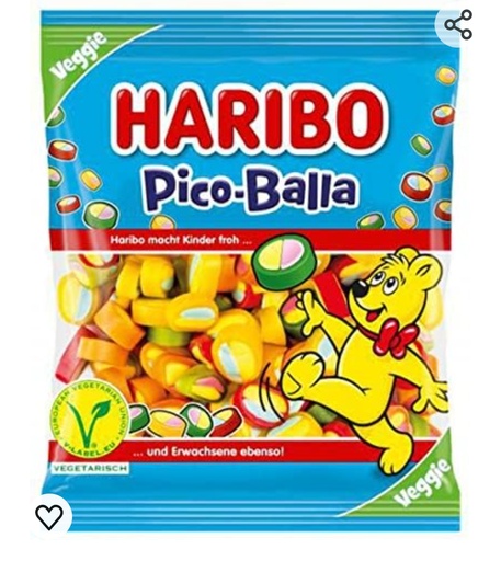 [HR026] HARIBO PICO-BALLA VEGETARISCH (28*85G)