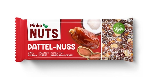 [AK21220] PINKO YER FISTIKLI HURMALI BAR (50GR*24)