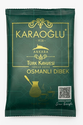 KARAOGLU TURK KAHVESI FOLYO (OSMANLI DIBEK) (100GR*15)