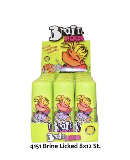 [AK13350] BRAIN LICKER SOUR CANDY ROLLER (60GR X 12)
