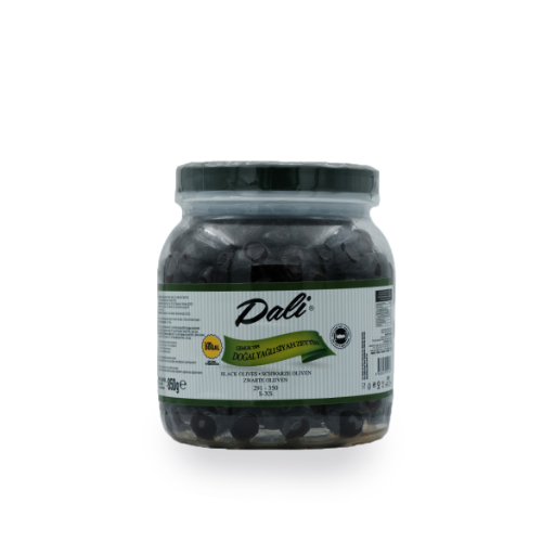 DALI Y. SELE SIYAH ZEYTIN 291-350 YESIL PET (850GR X 6)