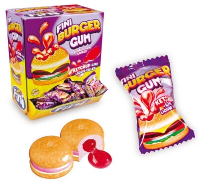 [AK11100] FINI BURGER GUM (200 X 5GR)