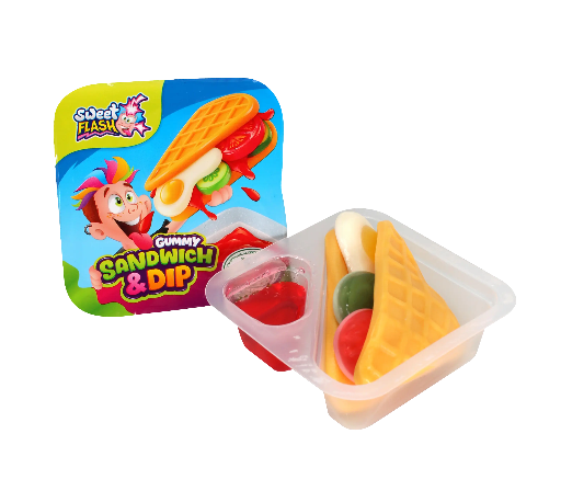 [AK12677] GUMMY SANDWICH & DIP (42GR X 12)